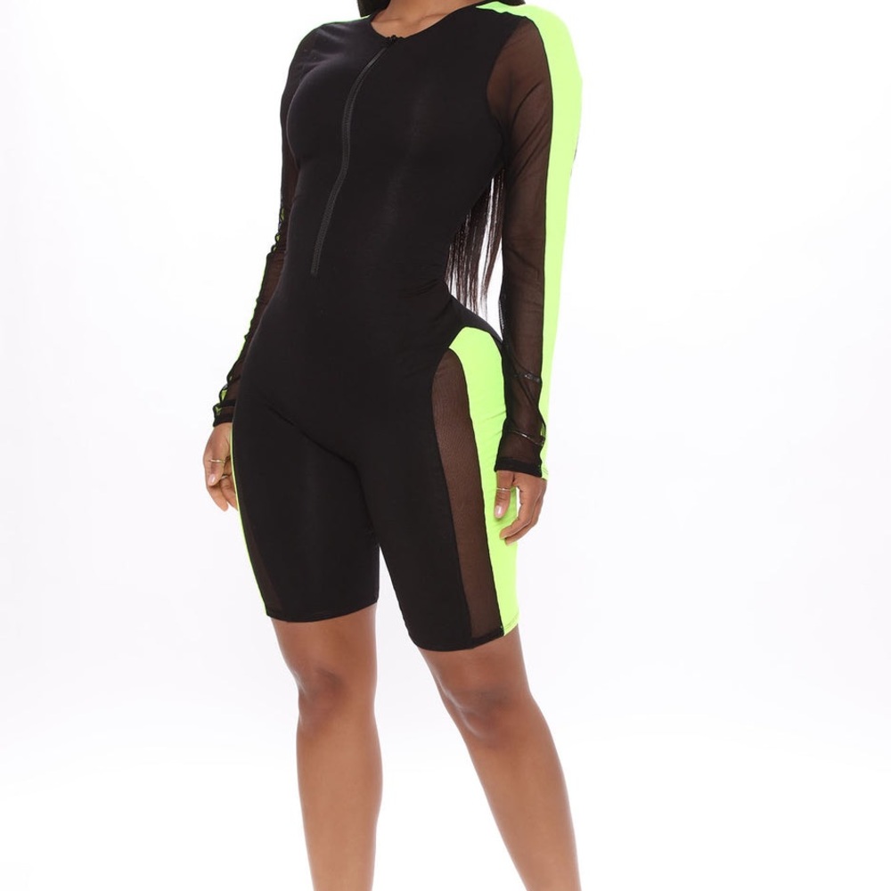 Heart & Hips Biker Shorts Romper